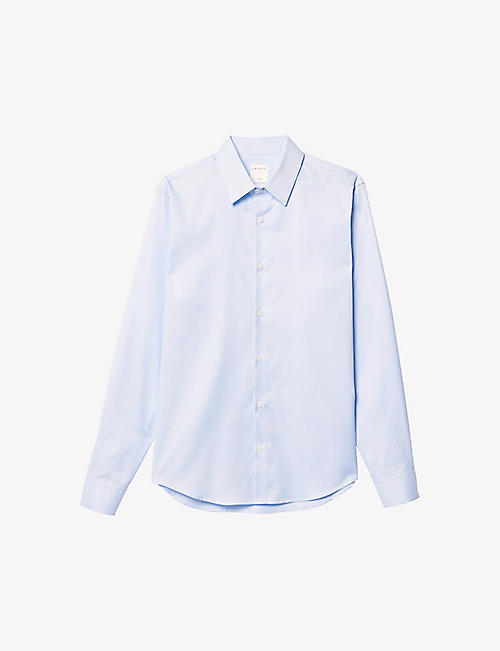 SANDRO: Classic-fit cotton shirt