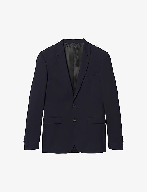 SANDRO: Slim-fit wool-blend blazer