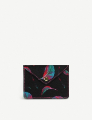 paperchase - tropical print card holder | selfridges