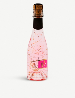 IL GUSTO: Sparkling 22ct gold flake pink vodka 200ml