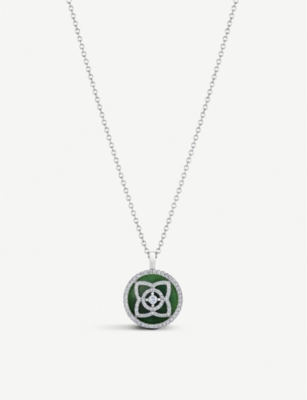 jade locket necklace