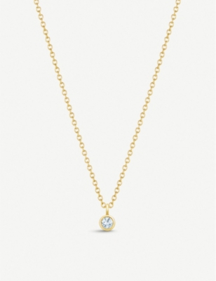 De Beers My First  18ct Yellow-gold And Diamond Necklace