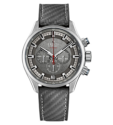 Zenith 03.2282.400/91.R578 Chronomaster El Primero Land Rover Bar Team stainless steel and rubber watch