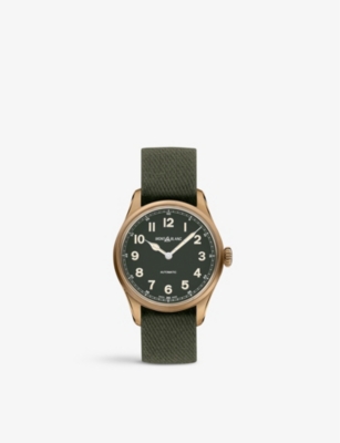 Shop Montblanc Men's Bronze 118222 1858 Automatic Limited Edition Bronze Watch