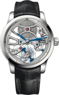 ULYSSE NARDIN Classic skeleton tourbillon 18 carat white gold