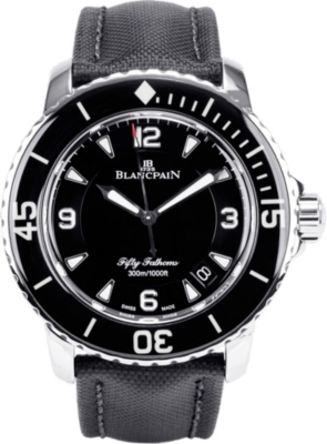 BLANCPAIN - 5015-1130-52 Fifty Fathoms Stainless Steel Watch ...