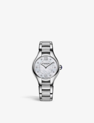 RAYMOND WEIL   5124 ST00985 Noemia diamond, silver and mother of pearl watch