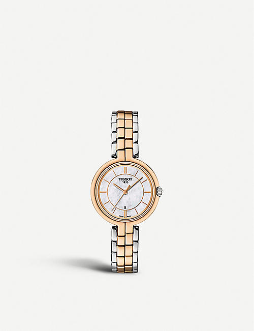 TISSOT: T094.210.22.111.00 Flamingo rose gold watch