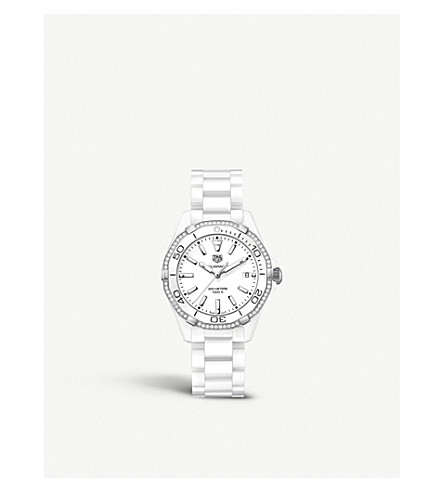 Tag Heuer WAY1396.BH0717 Aquaracer diamond ceramic watch