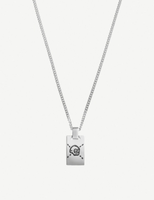 GucciGhost sterling silver skull 