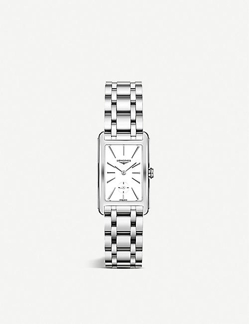 LONGINES: L55124116 DolceVita stainless steel watch