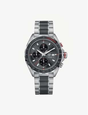  TAG Heuer Men's WAZ1112.BA0875 Formula 1 Stainless Steel Watch  : Clothing, Shoes & Jewelry