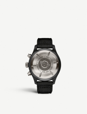 Shop Iwc Schaffhausen Men's Black Iw389101 Pilot Top Gun Ceramic Watch