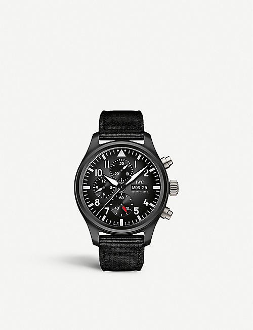 IWC SCHAFFHAUSEN: IW389101 Pilot Top Gun ceramic watch