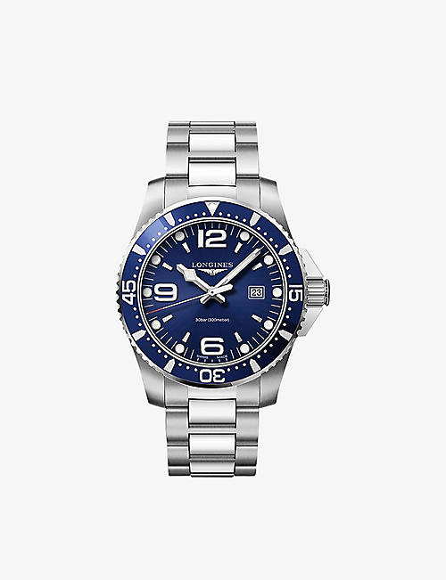 LONGINES: L3.840.4.96.6 HydroConquest stainless steel quartz diving watch