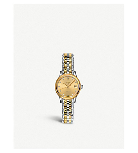 Longines L4.274.3.37.7 Flagship diamond and gold watch