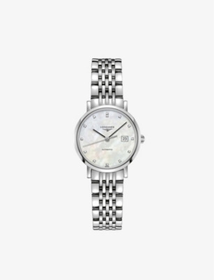 LONGINES L4.309.4.87.6 Elegant diamond mother of pearl and