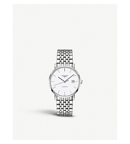 Longines L4.910.4.12.6 Elegant stainless steel watch
