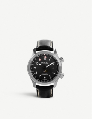 Bremont Mbiii Bz Martin Baker Stainless Steel Adn Leather Watch Selfridges Com