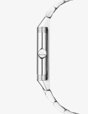 Shop Jaeger-lecoultre Men's Silver Q2518140 Reverso Classic Stainless-steel Quartz Watch