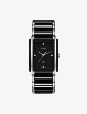 rado stainless steel watch