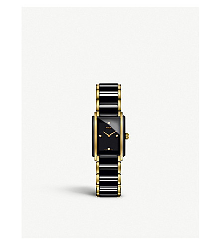 Rado R20845712 Integral ceramic and yellow gold watch