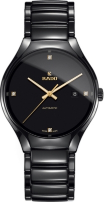 RADO R27056712 True ceramic and diamond watch Selfridges