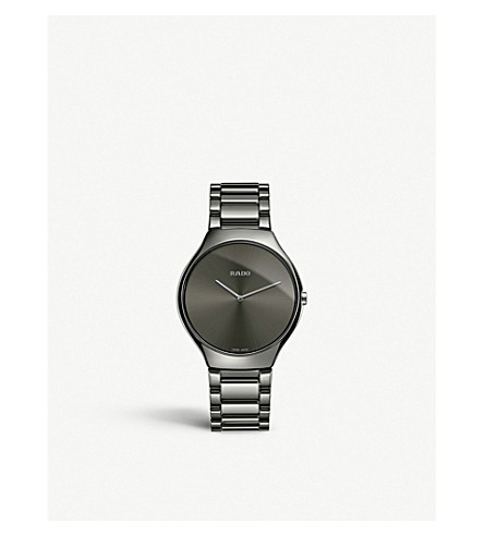Rado R27955122 True Thinline ceramic watch