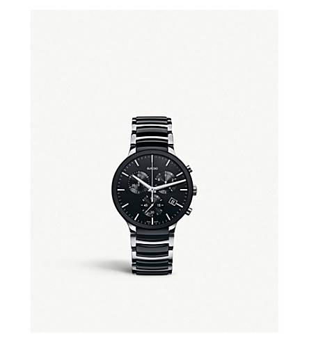 Rado R30130152 Centrix stainless steel and ceramic watch
