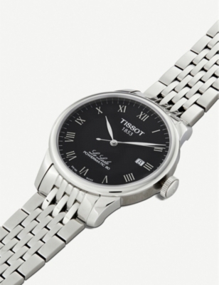 Shop Tissot Men's T0064071105300 Le Locle Powermatic 80 Stainless Steel Watch
