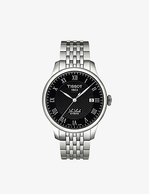 TISSOT: T0064071105300 Le Locle Powermatic 80 stainless steel watch