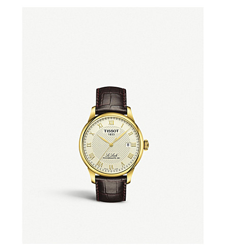 Tissot T006.407.36.263.00 Le Locle gold-plated watch
