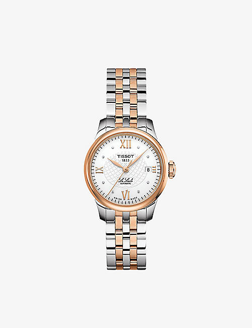 TISSOT: T41.1.183.16 Le Locle Diamond bi-colour watch