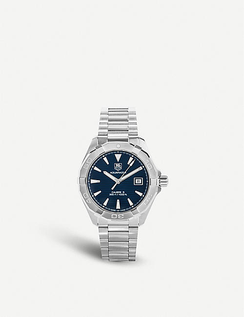 TAG HEUER: Way2112.ba0910 Aquaracer Calibre stainless steel watch