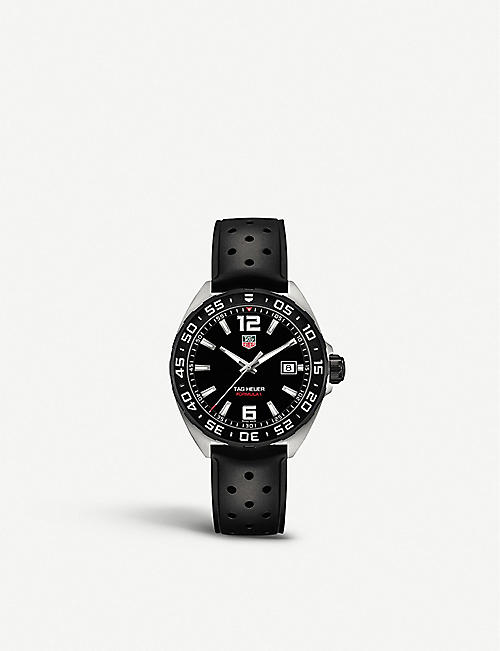 TAG HEUER: Waz1110.ft8023 Formula 1 polished steel watch
