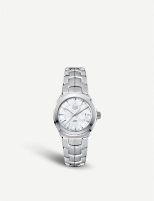 Tag Heuer WBC1310.BA0600 MOTHER-OF-PEARL AND STAINLESS STEEL WATCHES