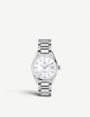 TAG HEUER WBK1311.BA0652 Carrera stainless steel and mother of