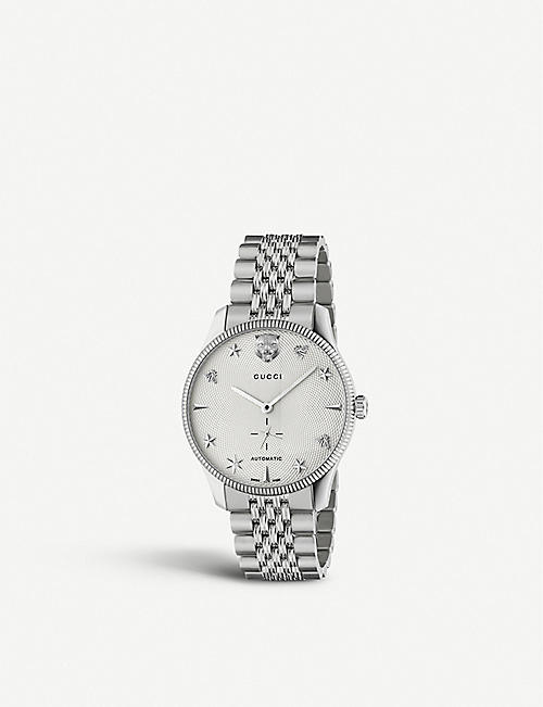 GUCCI：YA126354 G-Timeless 不锈钢腕表