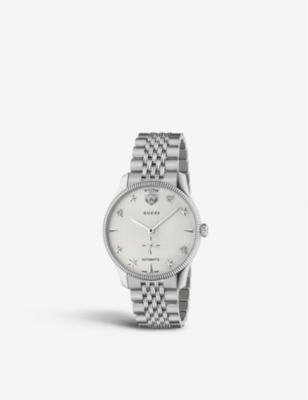 GUCCI - YA126354 G-Timeless stainless steel watch | Selfridges.com