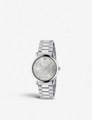 gucci stainless steel watch