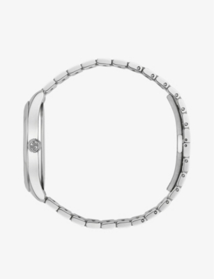 Shop Gucci Womens Silver (silver) Ya1264126 G-timeless Strainless Steel Watch