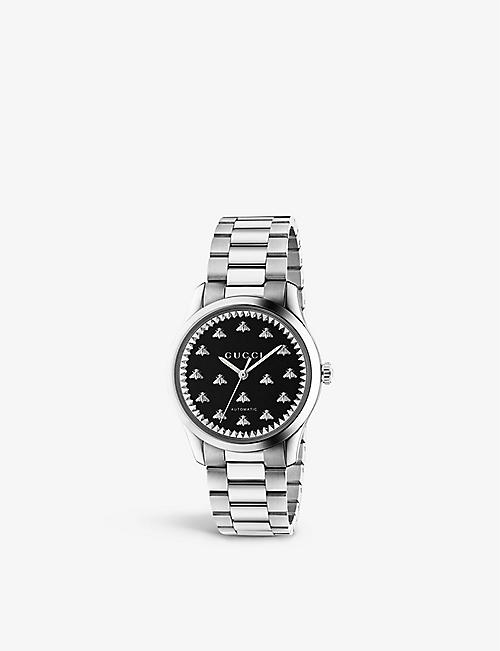 GUCCI: YA1264130 G-Timeless Automatic steel automatic watch