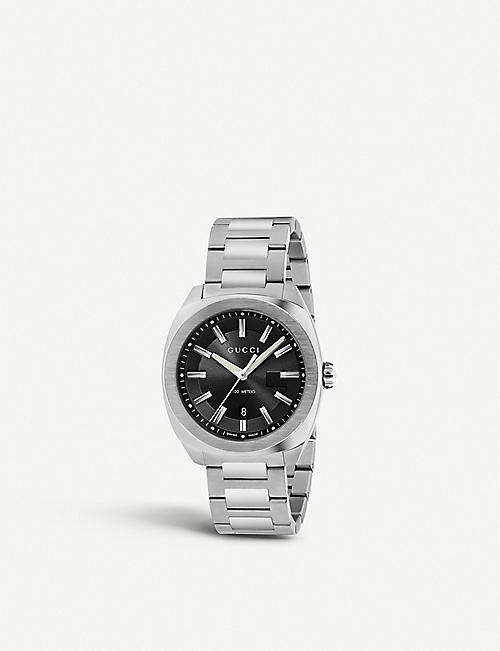 GUCCI: YA142301 GG2570 stainless steel watch