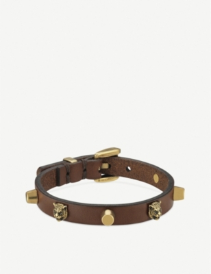 gucci feline head belt