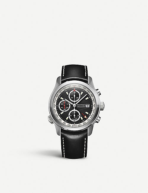 BREMONT: ALT1-WTBK World Timer stainless steel watch