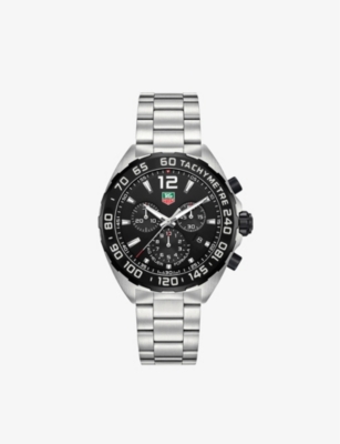 Shop Tag Heuer Men's Black Caz1010.ba0842 Formula 1 Stainless Steel Watch