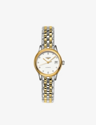 LONGINES L4.274.3.27.7 yellow gold and diamond watch