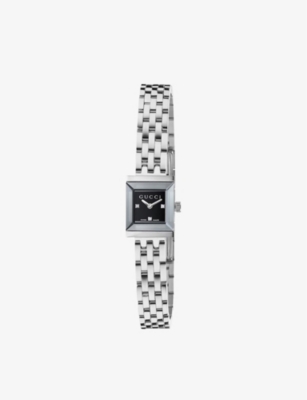 Gucci g frame 2025 diamond watch