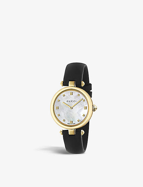 GUCCI: YA141404 Diamantissima stainless steel watch