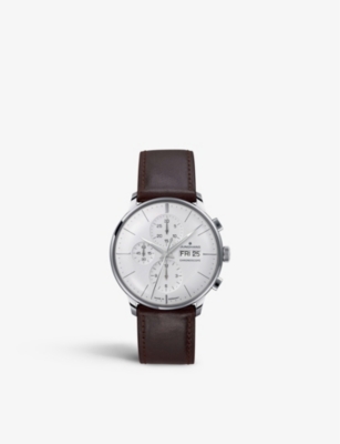 JUNGHANS 027 4120.01 Meister Chronoscope stainless steel and